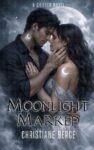 Moonlight Marked premade paranormal romance cover with couple and glowing moon sigils in mist